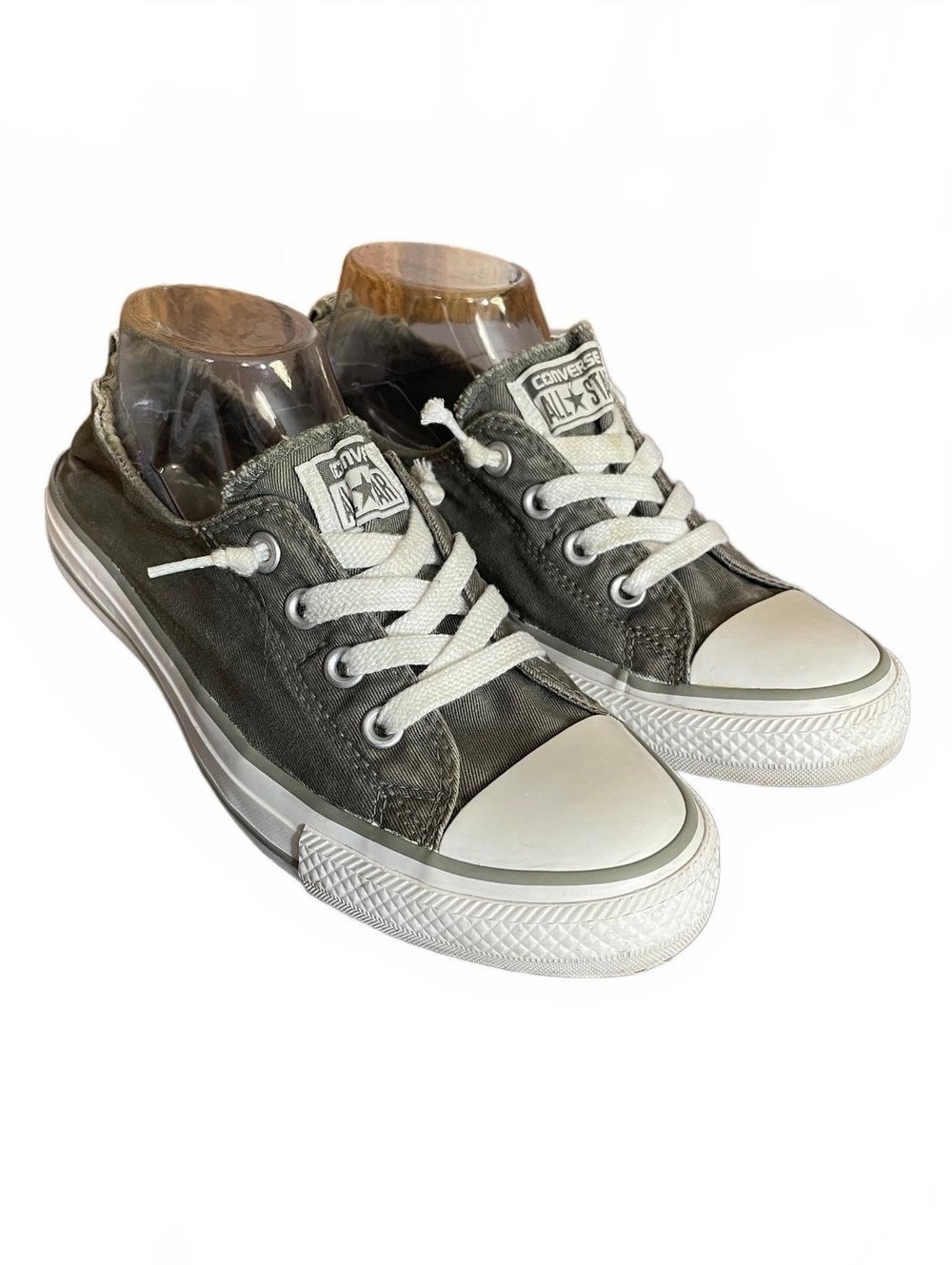 Converse Chuck Taylor All Star gray Shoreline slip-on sneakers 9